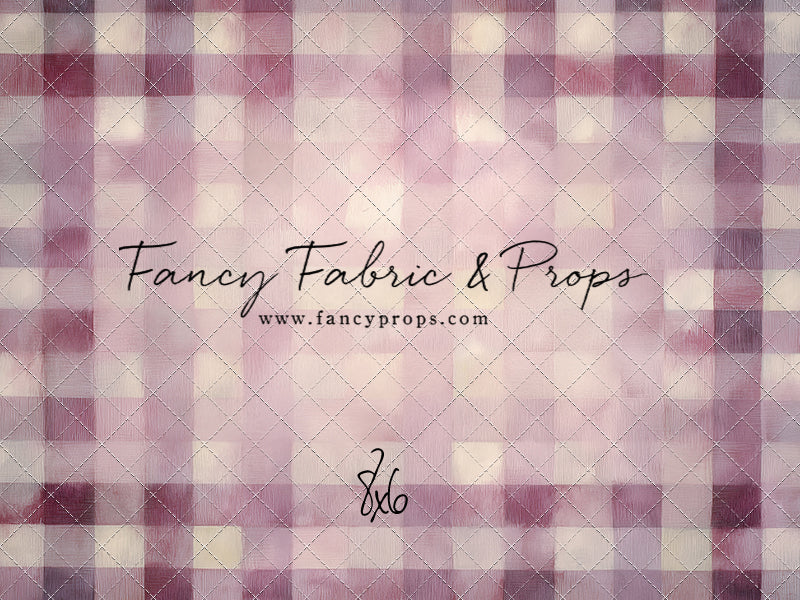 Rose Quartz Plaid - With Sweep Option