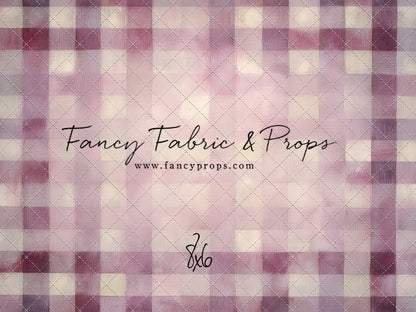 Rose Quartz Plaid - With Sweep Option