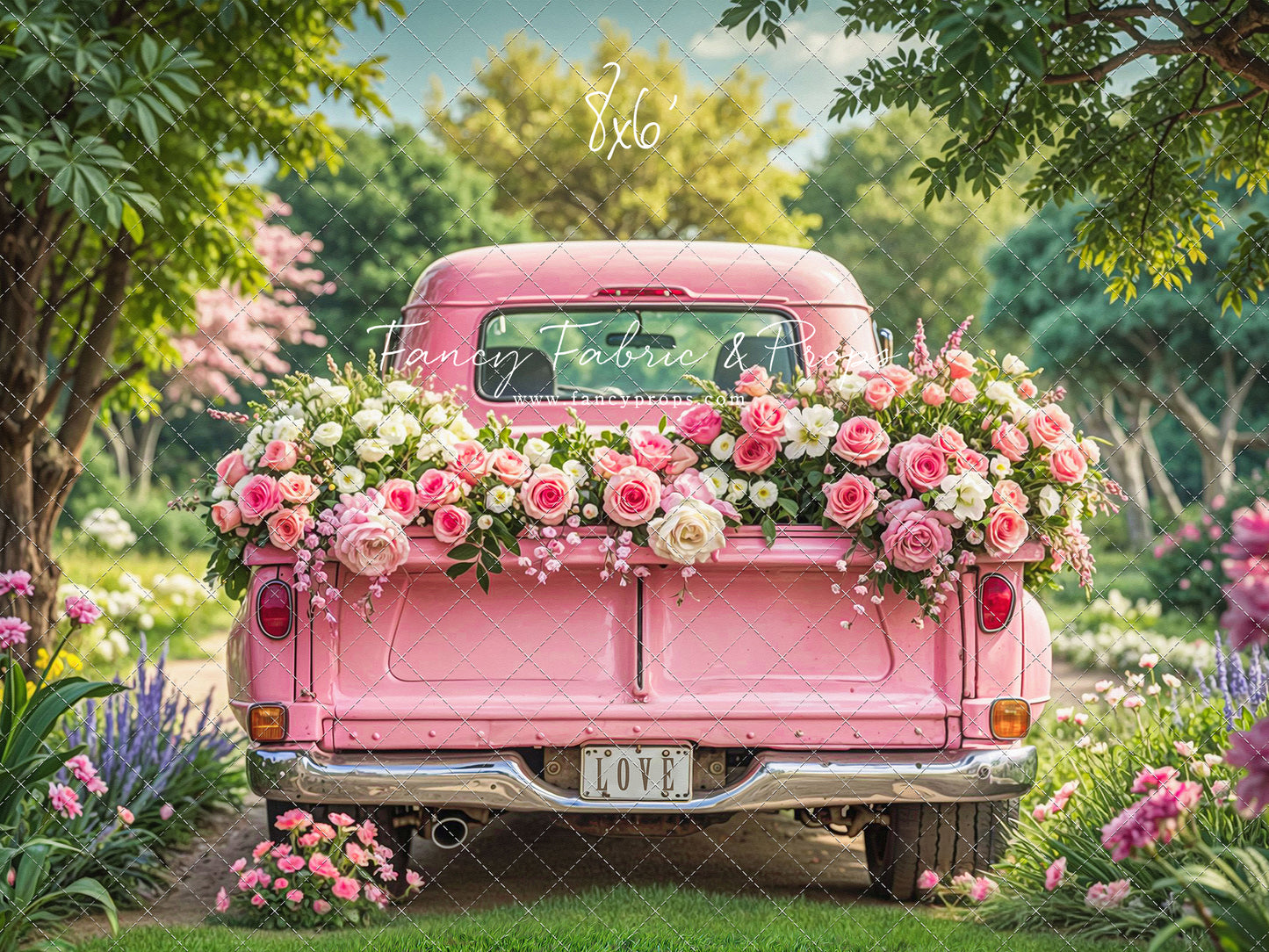 Rosy Little Sweetheart Truck - With Sweep Option