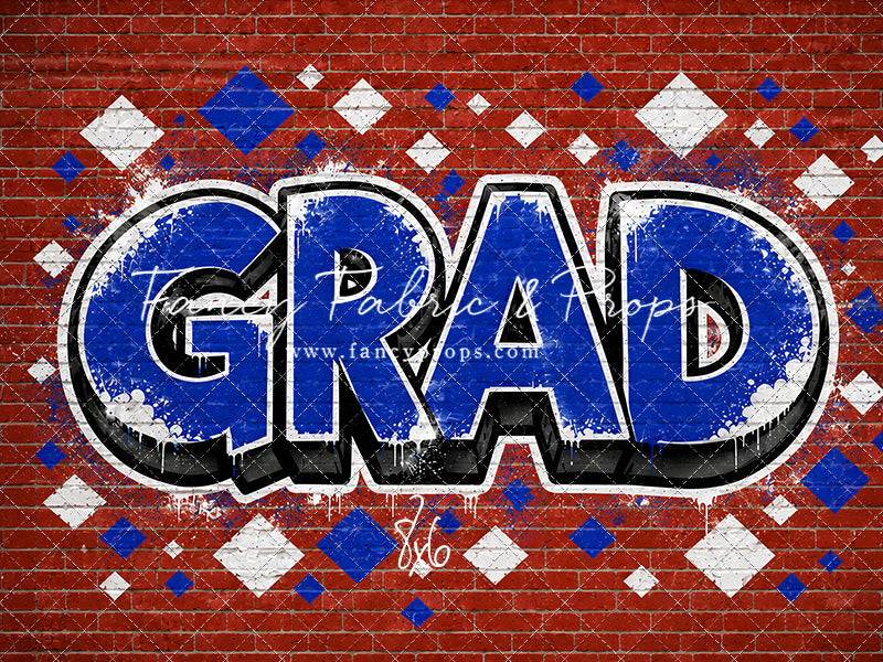 Royal & White Grad - With Sweep Option