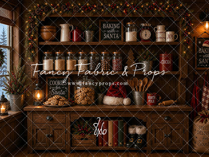 Santa's Cookie Cupboard - With Sweep Option