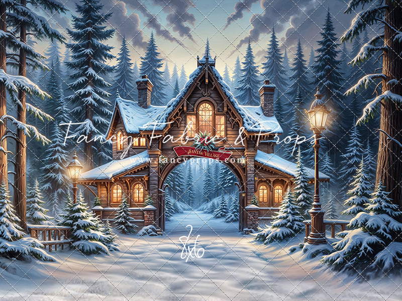 Santa's Village Entrance - With Sweep Option