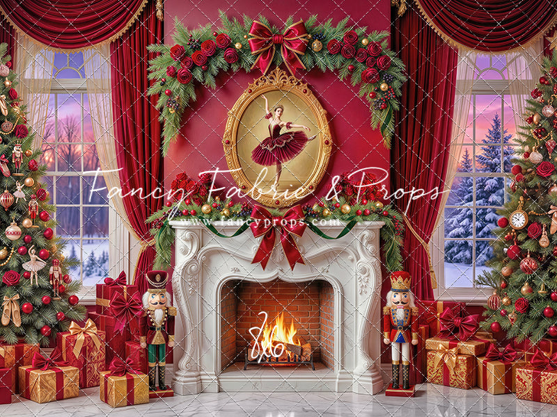 Scarlet Ballerina Christmas Room - with Sweep Option