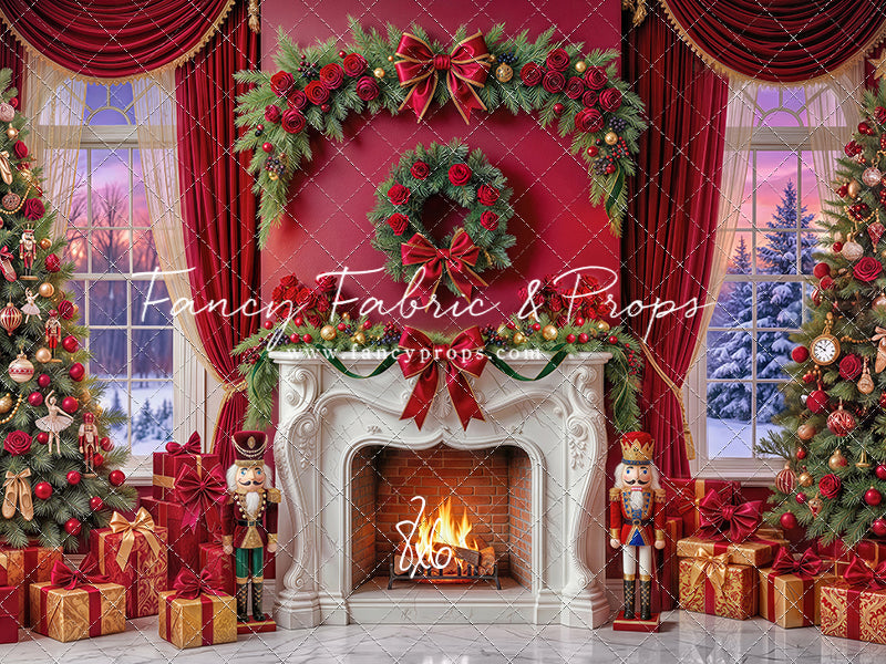 Scarlet Christmas Room - with Sweep Option