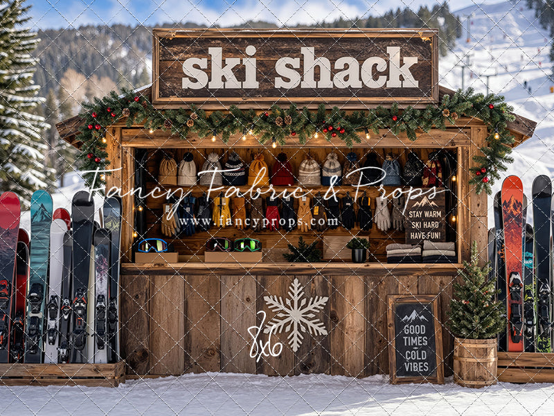 Snow Day Ski Shack - With Sweep Option