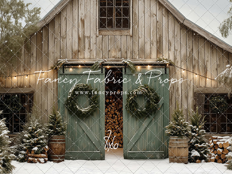 Snowfall Barn - with Sweep Option