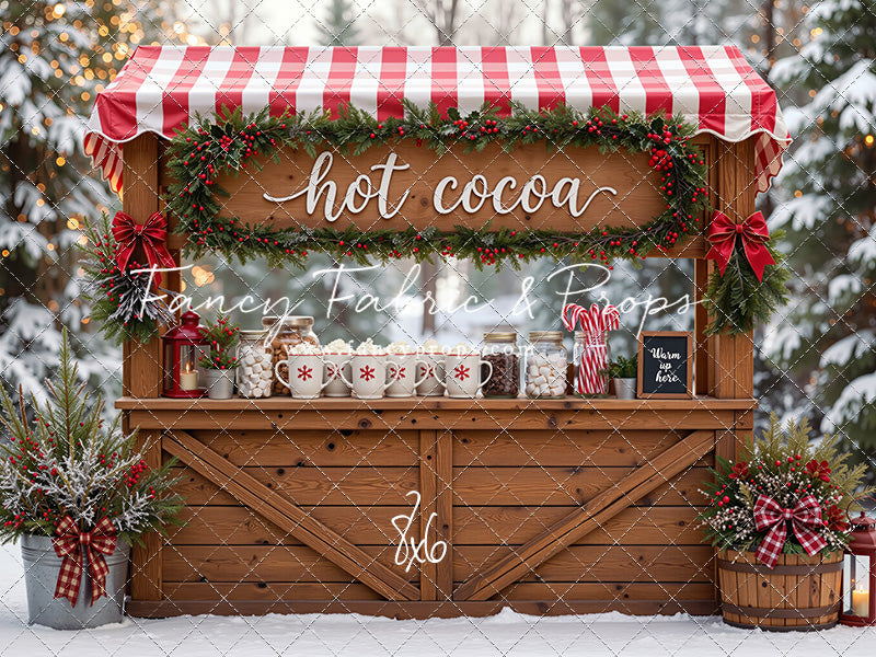 Snowy Sips Cocoa Bar - With Sweep Option