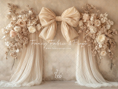 Soft Bow & Tulle - With Sweep Option