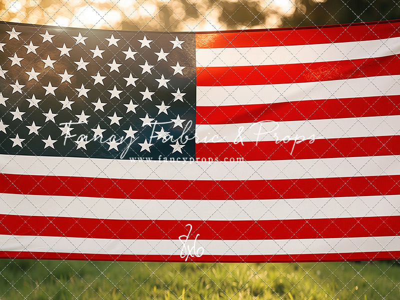 Stars & Stripes Sunset - With Sweep Option