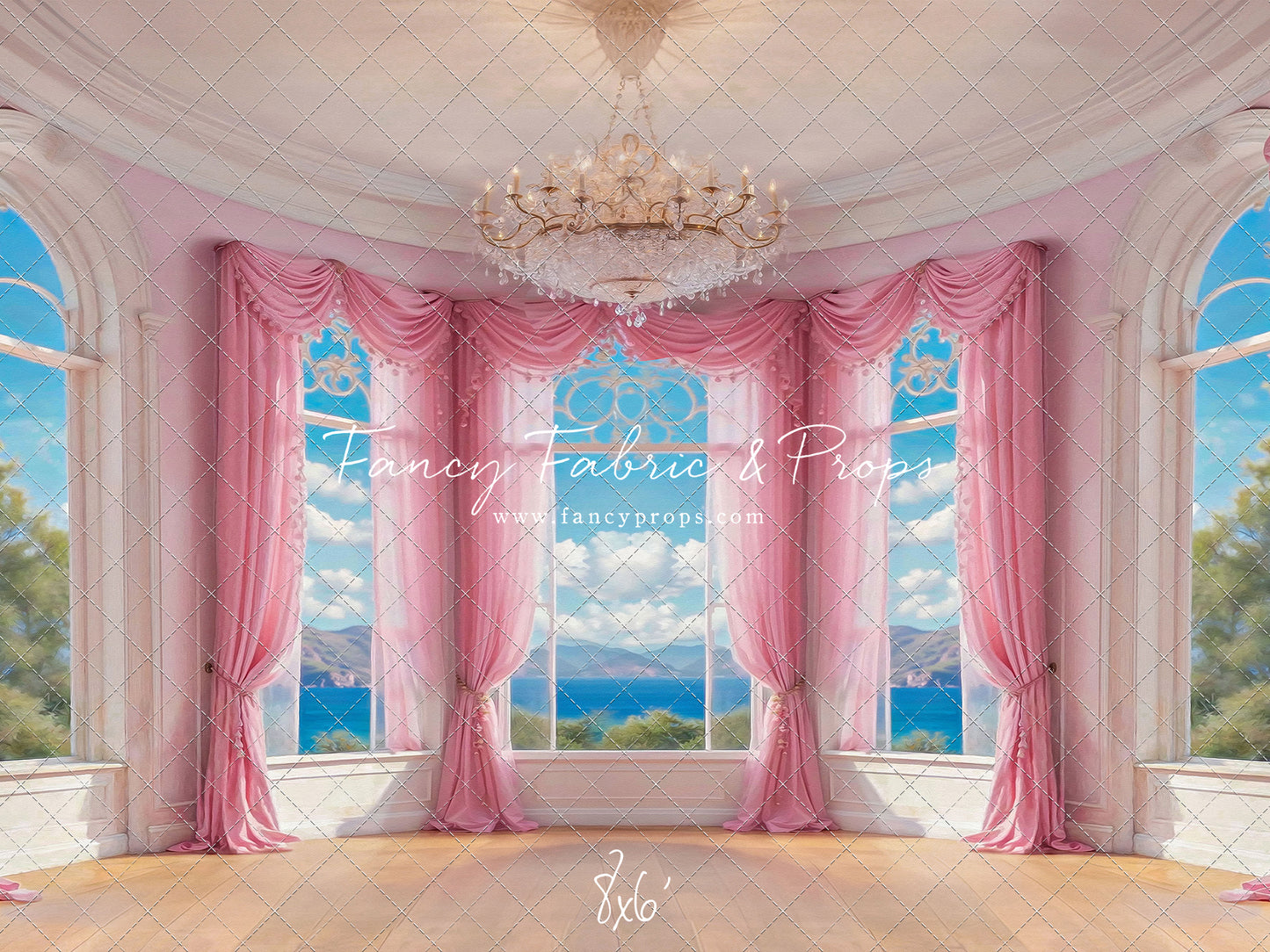 Summer Season Victorian Window - Wood Floor - With Sweep Option