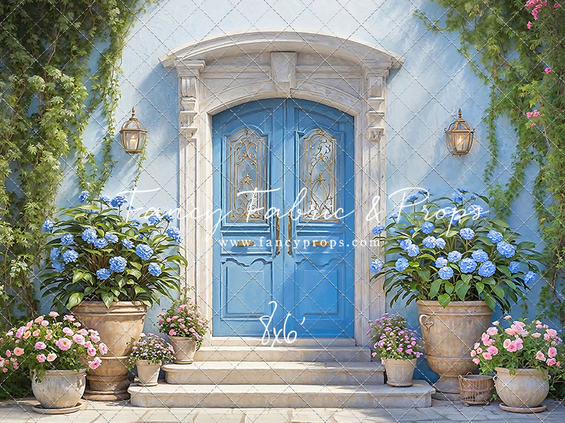 Summertime Patio - Blue Door - With Sweep Option