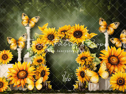 Sunny Flowers & Butterflies