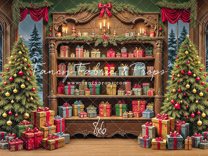 The Christmas Curio Cabinet - with Sweep Option