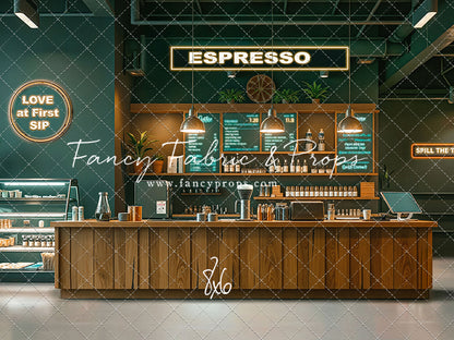 The Coffee Spot - White Floor Version - With Sweep Option