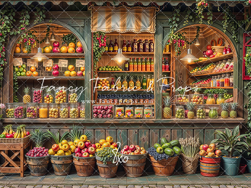 Tropical Fruit Market - With Sweep Option