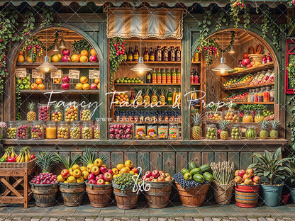 Tropical Fruit Market - With Sweep Option