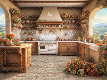 Tuscan Kitchen- With Sweep Option