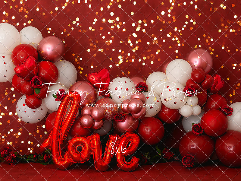 Valentine Balloons & Bokeh