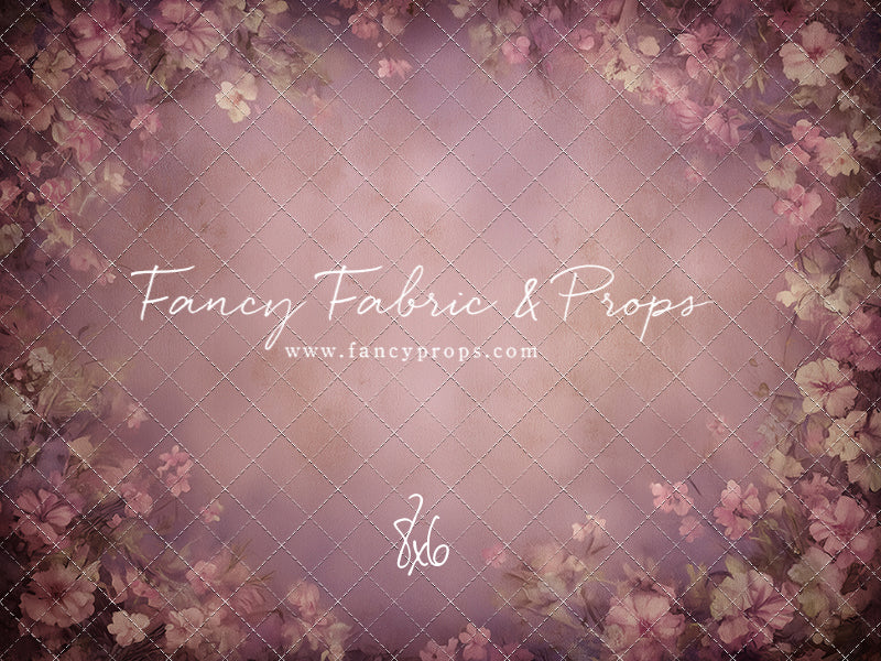 Vintage Mauve Petals - With Sweep Option