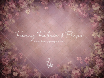 Vintage Mauve Petals - With Sweep Option