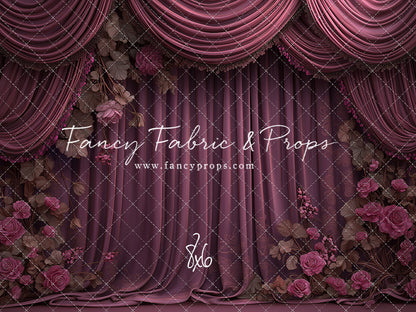 Vintage Plum Romance - With Sweep Option