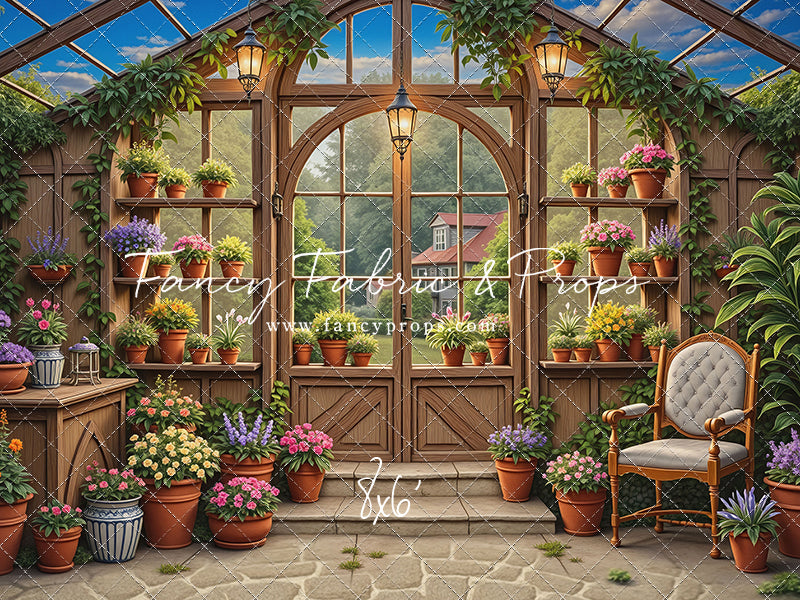 Vivid Blooming Greenhouse - With Sweep Option