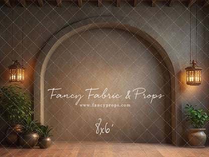 Warm Amber Archway - No Bench - With Sweep Option