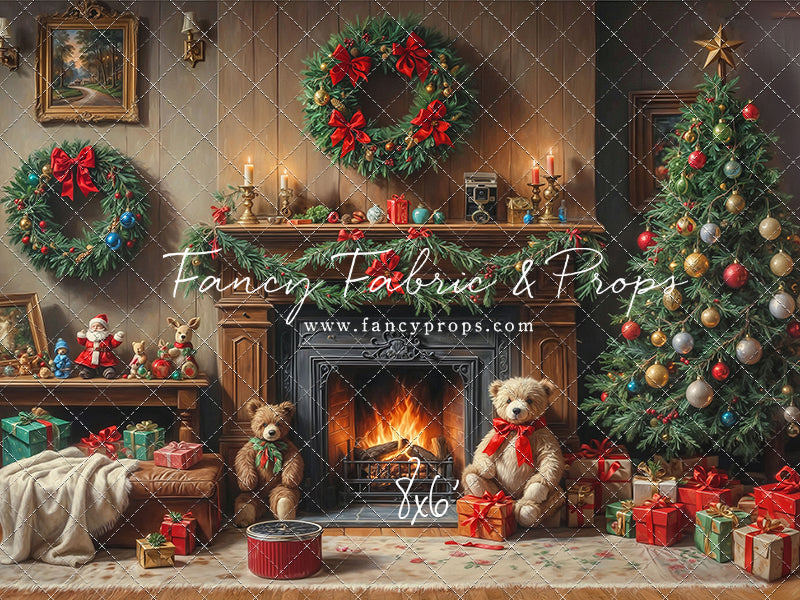 Warm Christmas Corner - With Sweep Option