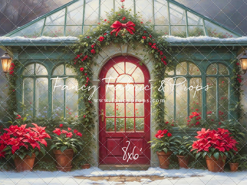 Whimsical Winter Greenhouse - With Sweep Option