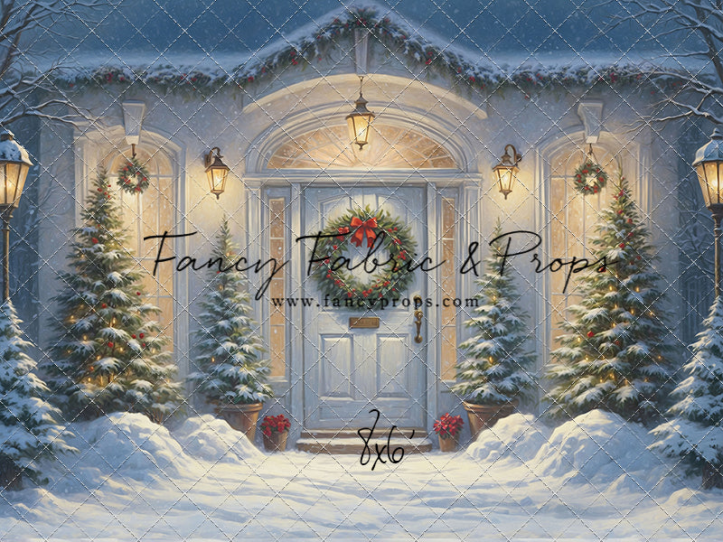 White Christmas Welcome - With Sweep Option