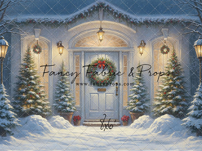 White Christmas Welcome - With Sweep Option