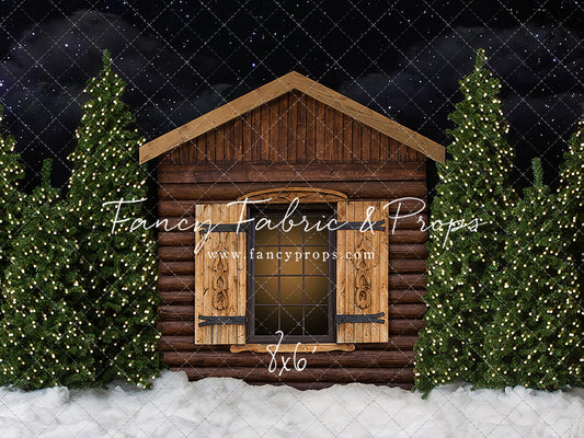 Winter Cabin 2pc Mini Room