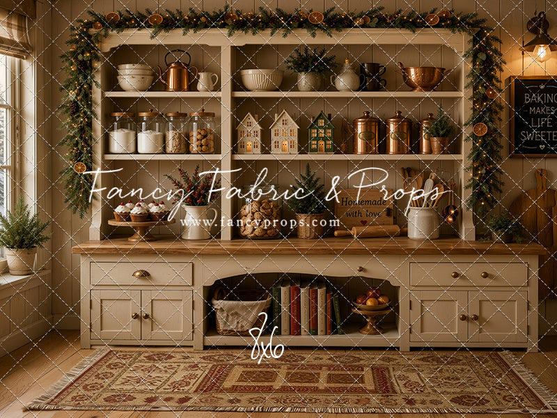 Yuletide Baking Shelf - With Sweep Option