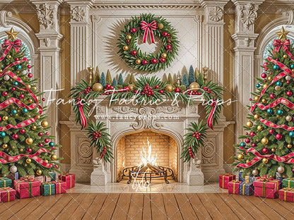 Yuletide Hearth - with Sweep Option