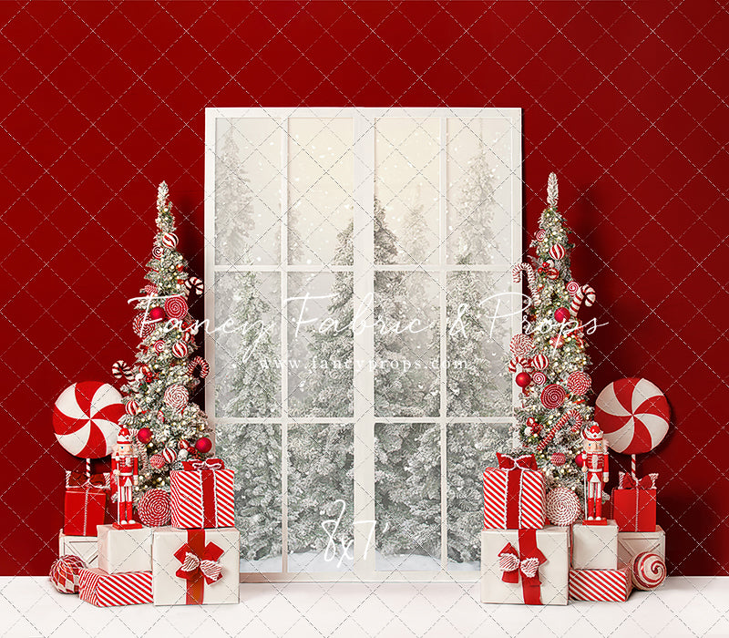 Candy Cane Mantle 2pc Room