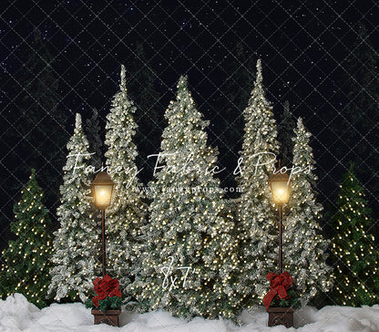 Christmas Cottage Trees