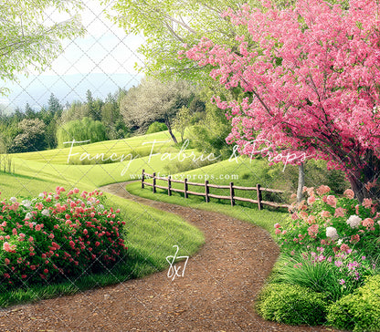 Country Road In Bloom - With Sweep Option