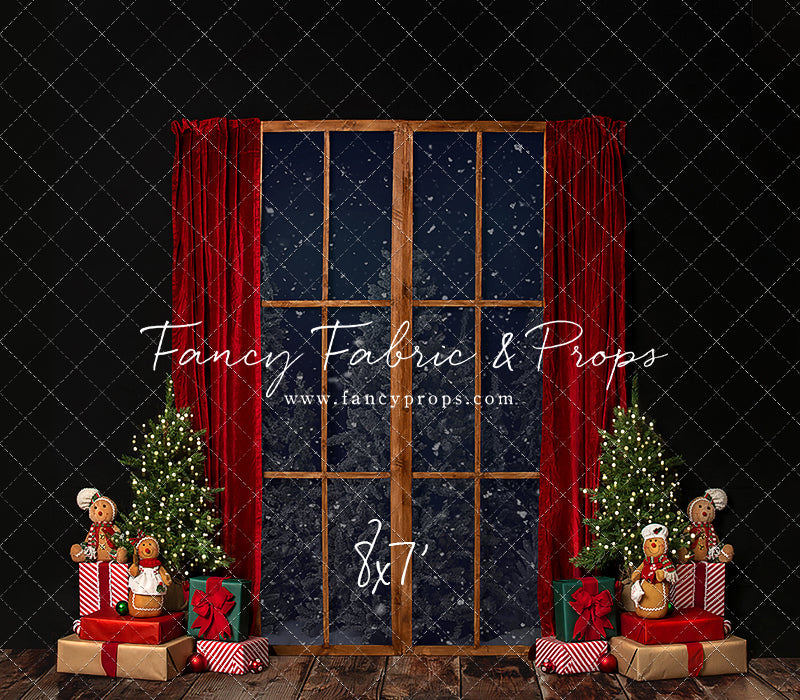 Gingerbread Mantle Window