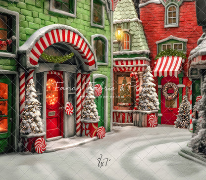 Who-Town Christmas Store 2pc Room