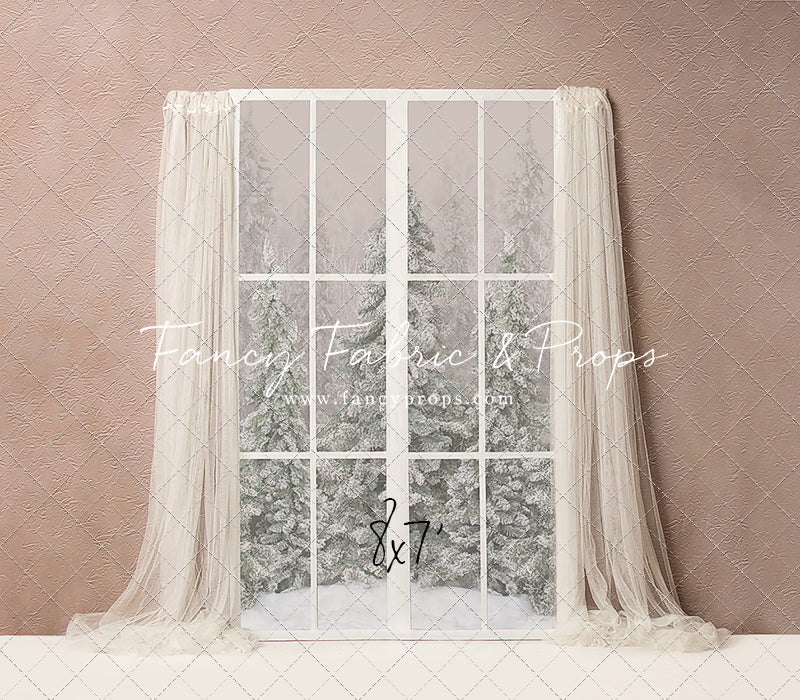 Woodland Winter Window