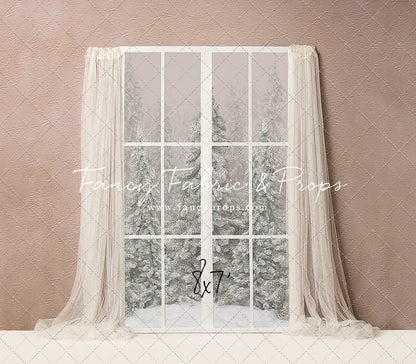 Woodland Winter Window