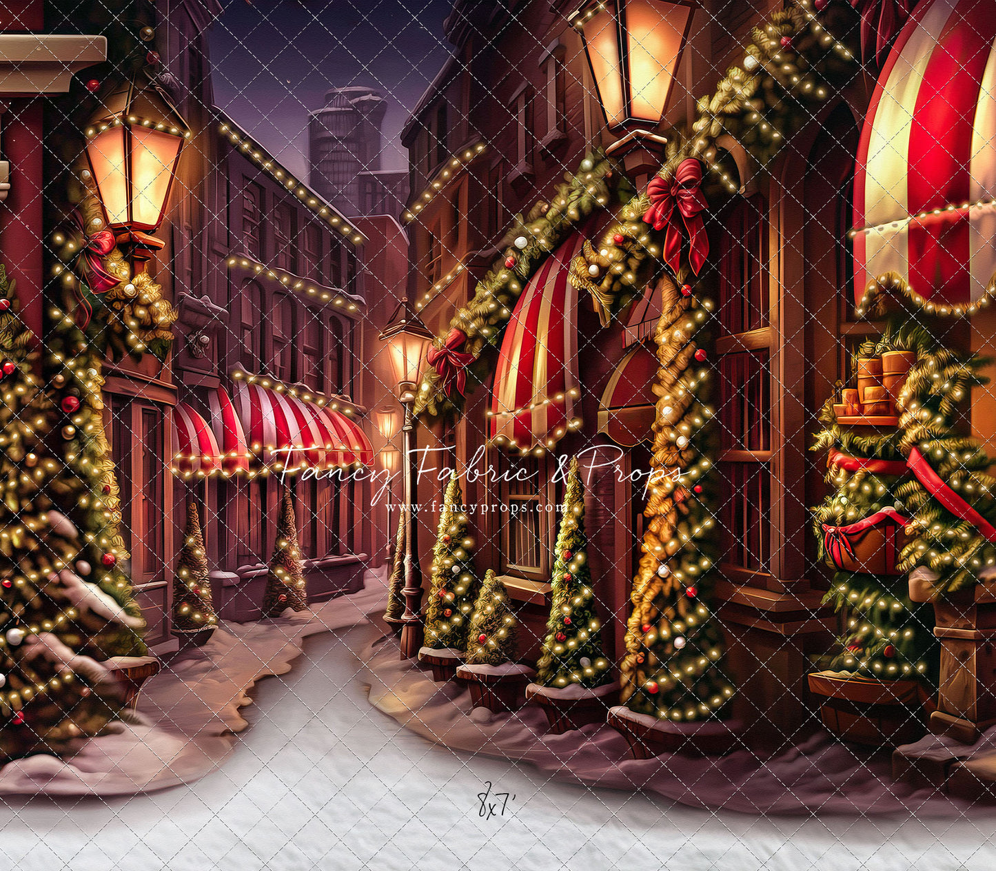 Crimson & Gilt Christmas Emporium - 4 piece Room