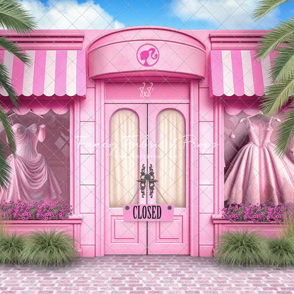 Barbie Boutique - With Pink Brick - With Sweep Option
