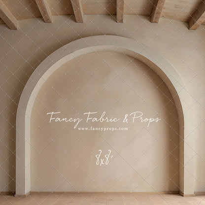 Beige Elegant Arch - Wood Floor - With Sweep Option