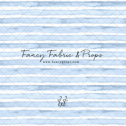 Blue Watercolor Stripes
