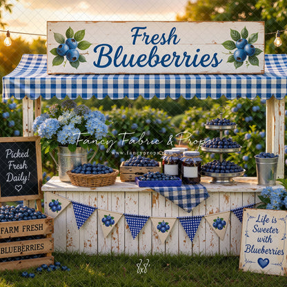 Blueberry Patch Market - With Sweep Option