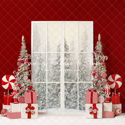 Candy Cane Mantle 2pc Room