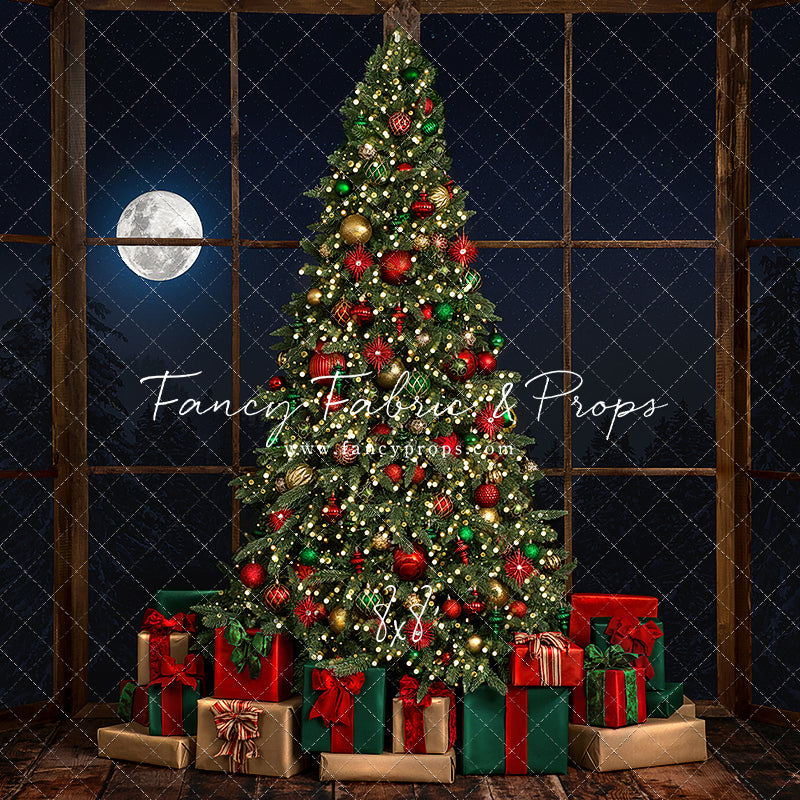 Christmas Bay Window - No Garland