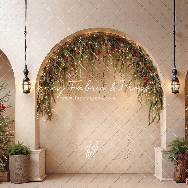 Christmas Courtyard Arch - With Sweep Option