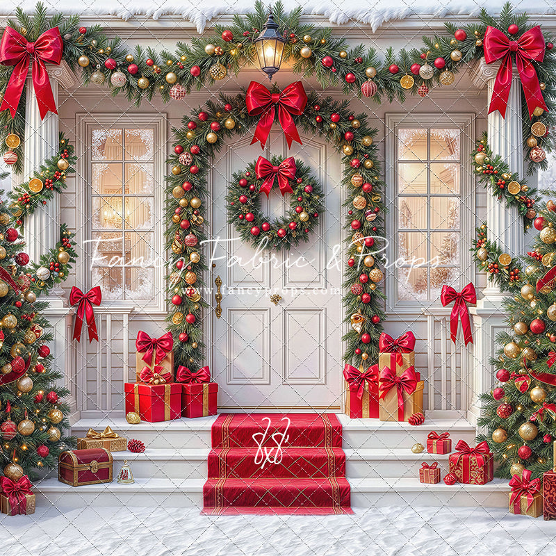 Christmas Front Porch Classic - With Sweep Option